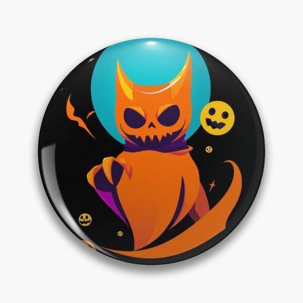 Item preview, Spooky Halloween Cat Monster Full Moon designed and sold by ERODED SELF.