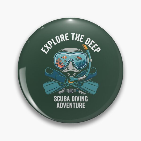 Item preview, Explore The Deep Scuba Diving Adventure Ocean Life designed and sold by MyHappyArtShop.