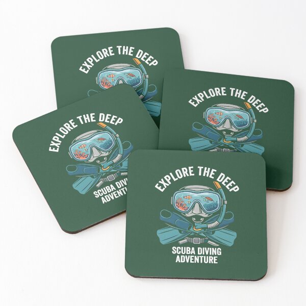 Item preview, Explore The Deep Scuba Diving Adventure Ocean Life designed and sold by MyHappyArtShop.