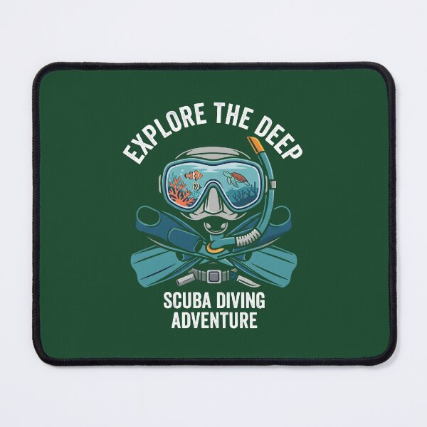 Item preview, Explore The Deep Scuba Diving Adventure Ocean Life designed and sold by MyHappyArtShop.