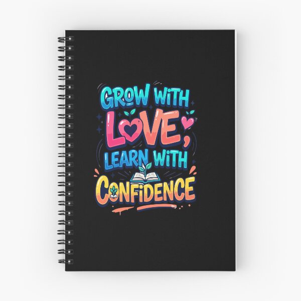 Item preview, Grow With Love Learn With Confidence Quote Oregon School designed and sold by AmeliaShirts.