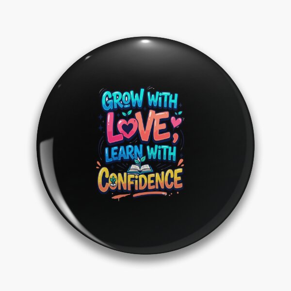 Item preview, Grow With Love Learn With Confidence Quote Oregon School designed and sold by AmeliaShirts.