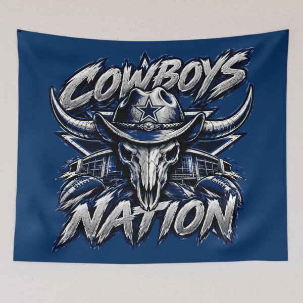 Item preview, Cowboys Nation Skull designed and sold by bobthesportsguy.