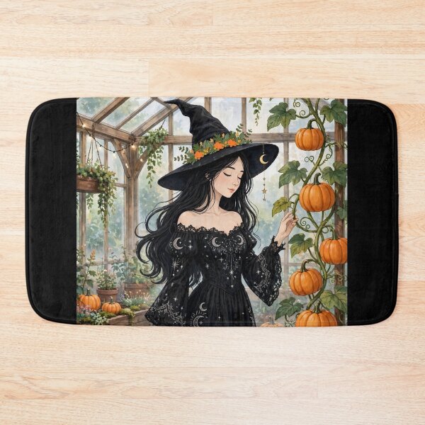 Item preview, The Witch in Her Magical Greenhouse. designed and sold by DibujandoPorfa.