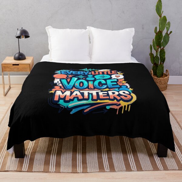 Item preview, Every Little Voice Matters Graffiti Art Oregon School designed and sold by AmeliaShirts.