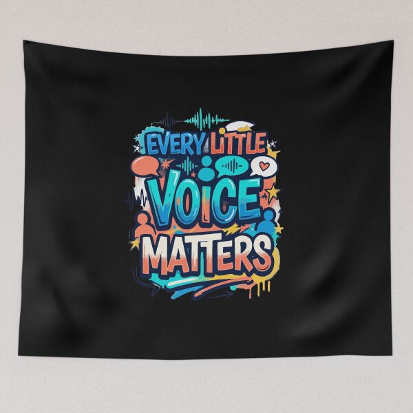 Item preview, Every Little Voice Matters Graffiti Art Oregon School designed and sold by AmeliaShirts.