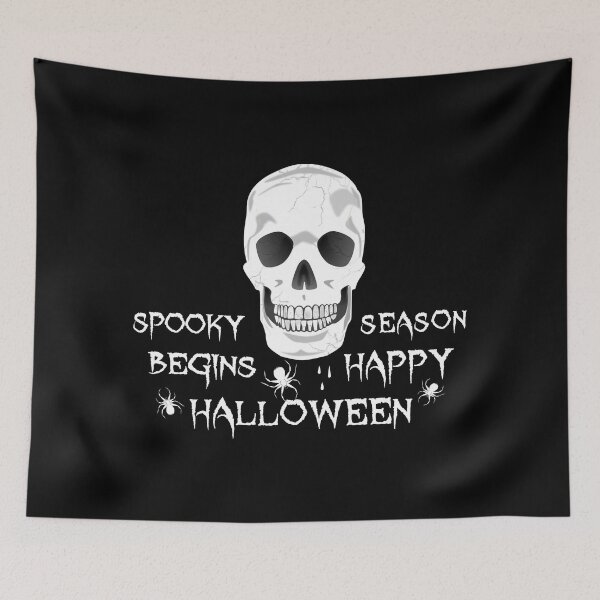 Item preview, Halloween skull creepy spiders designed and sold by creationsforyu.