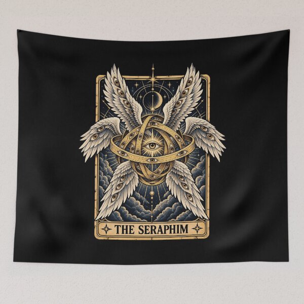Item preview, Intricate Seraphim Design with Cosmic Elements designed and sold by rafaeltto.