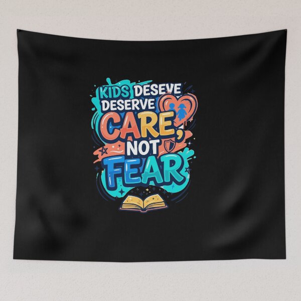Item preview, Kids Deserve Care Not Fear Child Protection Oregon School designed and sold by AmeliaShirts.