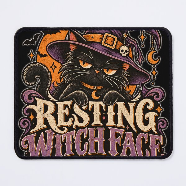 Item preview, Resting Witch Face Vintage Black Cat designed and sold by THAT-ONE-TEE.