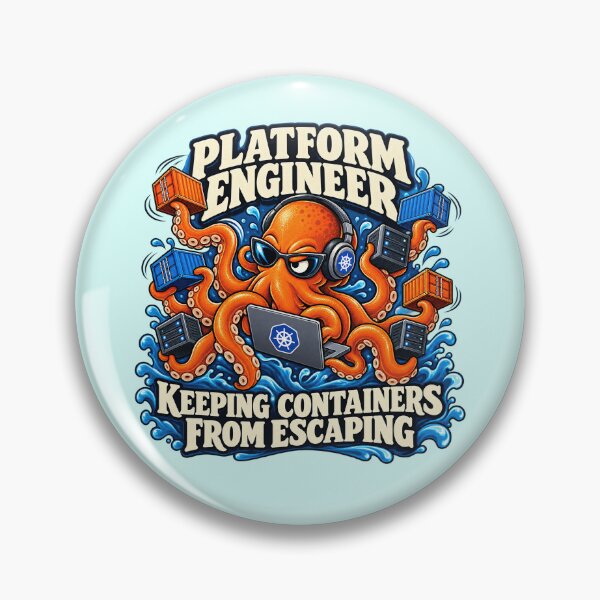Item preview, Platform Engineer - Funny Container Juggling Octopus designed and sold by Ink and Wink.