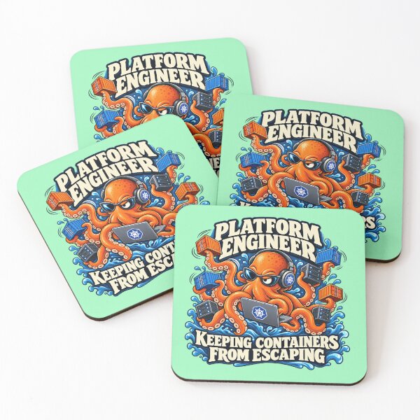Item preview, Platform Engineer - Funny Container Juggling Octopus designed and sold by Ink and Wink.