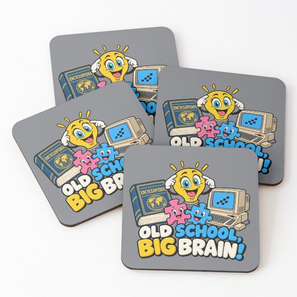 Item preview, Old School, Big Brain! Retro Geek designed and sold by Aimetoi.