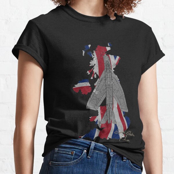 Vista previa del artículo con la obra «Inglés Electric Lightning F.1 Royal Air Force RAF Jet Fighter Vintage Union Jack Bandera Diseño», diseñado y vendido por RealPilotDesign.