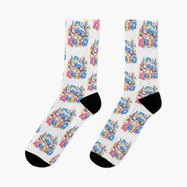 Item preview, Quito Ecuador Colorful Andean Cityscape designed and sold by EdwinkOne.