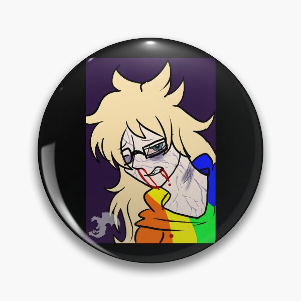 Item preview, Bleeding Character with Glasses and Rainbow Hoodie Illustration designed and sold by fibiiistd.