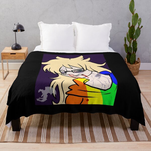 Item preview, Bleeding Character with Glasses and Rainbow Hoodie Illustration designed and sold by fibiiistd.