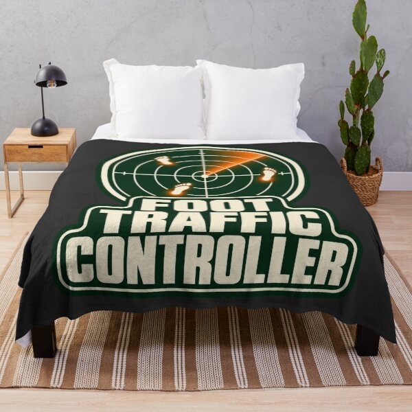 Item preview, Foot Traffic Controller – Funny Footprint Graphic designed and sold by Bernd Friese.