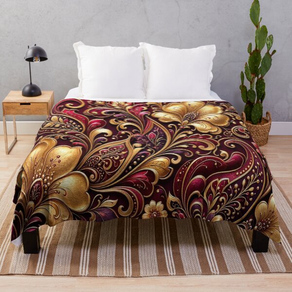 Item preview, Luxury Golden Peacock Ornate Mandala Crest designed and sold by Breezes-of-Ida.