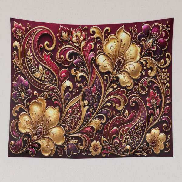 Item preview, Luxury Golden Peacock Ornate Mandala Crest designed and sold by Breezes-of-Ida.