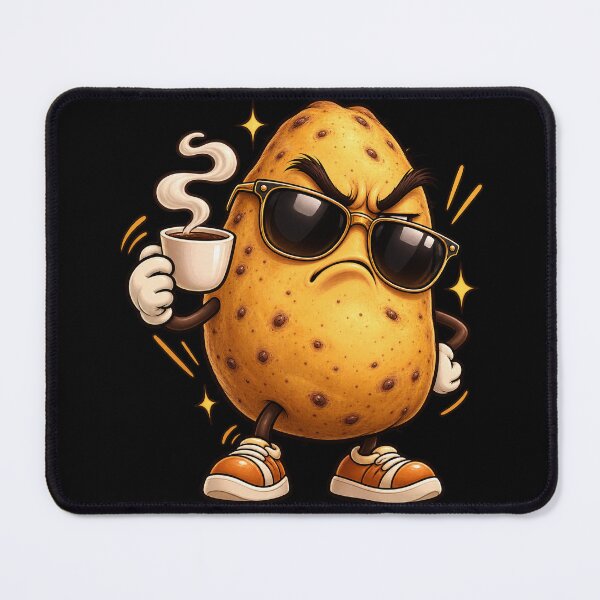 Item preview, Grumpy Potato Funny Food Character designed and sold by Haji Kamora.