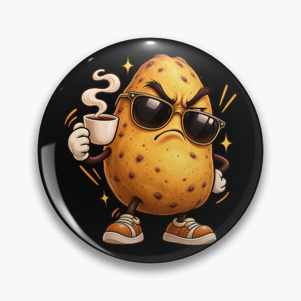 Item preview, Grumpy Potato Funny Food Character designed and sold by Haji  Kamora.