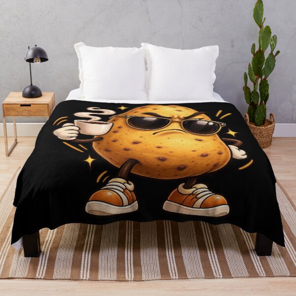 Item preview, Grumpy Potato Funny Food Character designed and sold by Haji Kamora.