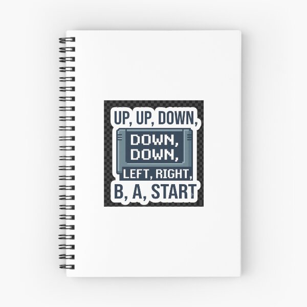 Item preview, Up Up Down Down Left Right B A Start - Retro Gaming Cheat Code Sticker designed and sold by Kushwaha18.