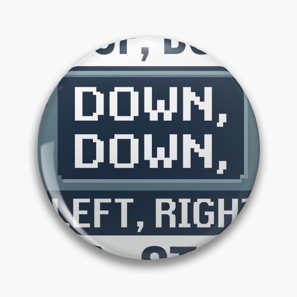 Item preview, Up Up Down Down Left Right B A Start - Retro Gaming Cheat Code Sticker designed and sold by Kushwaha18.