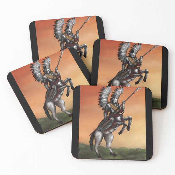 Item preview, Polish Winged Hussar Knight with Lance on Horseback designed and sold by fibiiistd.