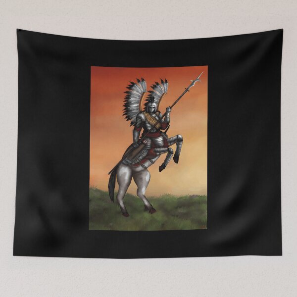 Item preview, Polish Winged Hussar Knight with Lance on Horseback designed and sold by fibiiistd.