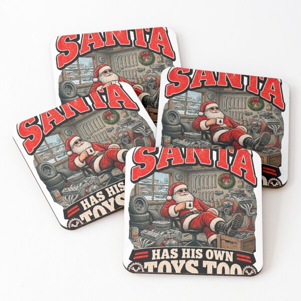 Item preview, Santa Has His Own Toys Too Mechanic Christmas T-Shirt designed and sold by VladaWhat.