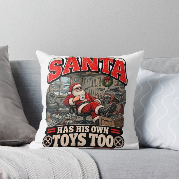 Item preview, Santa Has His Own Toys Too Mechanic Christmas T-Shirt designed and sold by VladaWhat.