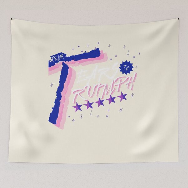 Item preview, Tears to Triumph -  Redemption Salvation Christ Inspiration Quote   - Fathers Day Ideas - Pink designed and sold by Doiemacreations.