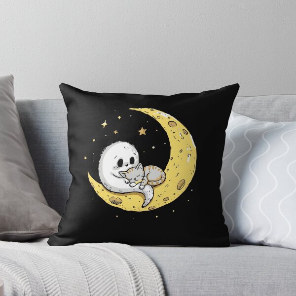 Item preview, ghost on moon designed and sold by After De Moment.