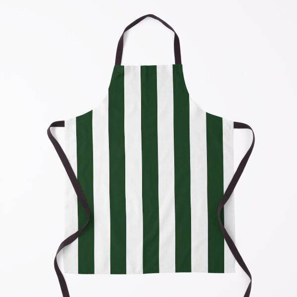 Item preview, Forest green and white vertical stripes pattern designed and sold by RishabhArts1.