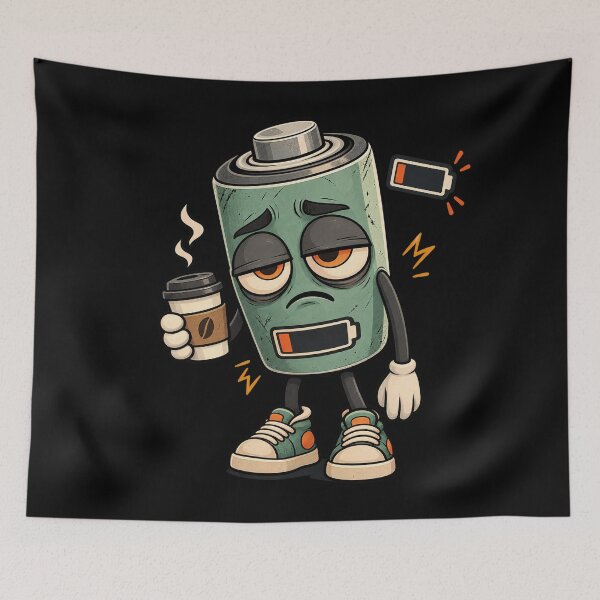 Item preview, Low Battery Introvert Humor designed and sold by Haji  Kamora.