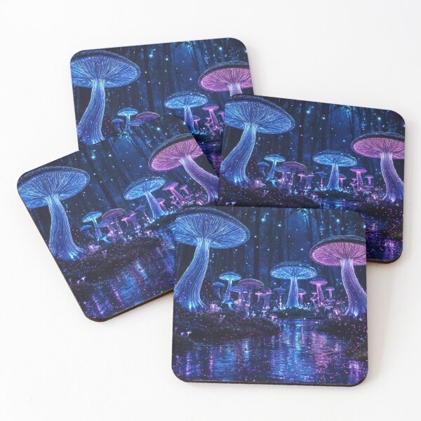 Item preview, Bioluminescent Alien Forest designed and sold by psychoshadow.