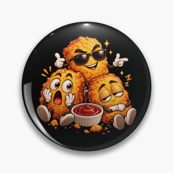 Item preview, Saucy Nugget Squad Funny Food designed and sold by Haji  Kamora.