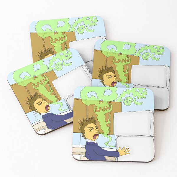 Item preview, Cartoon Sick Fumes Emitting From Fridge designed and sold by fibiiistd.