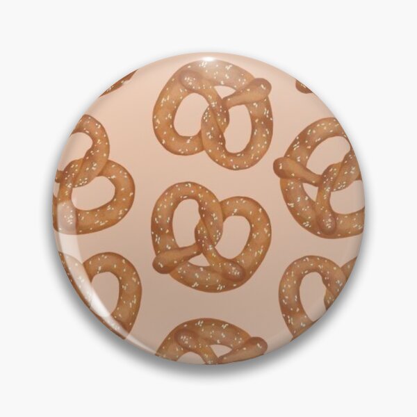 Item preview, Salted Pretzel Seamless Pattern — Cozy Bavarian Bakery Food Illustration designed and sold by LYAN-STORE.