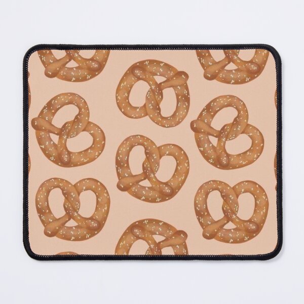 Item preview, Salted Pretzel Seamless Pattern — Cozy Bavarian Bakery Food Illustration designed and sold by LYAN-STORE.