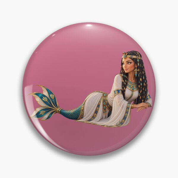 Item preview, Egyptian Mermaid Queen – Ancient Egypt Fantasy Art designed and sold by NEFERSIGN.