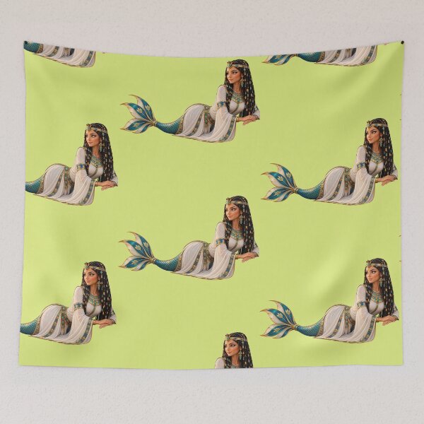 Item preview, Egyptian Mermaid Queen – Ancient Egypt Fantasy Art designed and sold by NEFERSIGN.