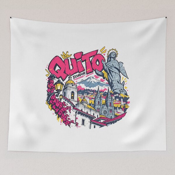 Item preview, Quito Ecuador Graffiti, Andean Urban Art designed and sold by EdwinkOne.
