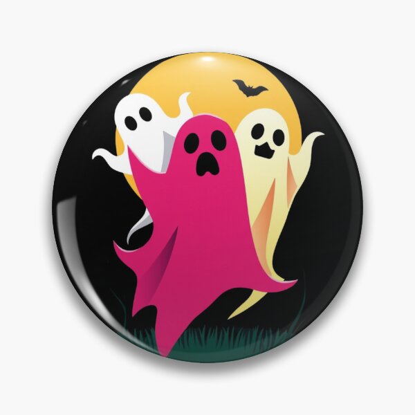 Item preview, Vibrant Cartoon Halloween Ghost designed and sold by ERODED SELF.