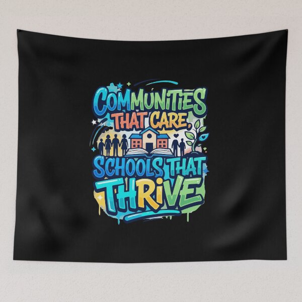 Item preview, Communities Care Schools Thrive Education Support Oregon School designed and sold by AmeliaShirts.