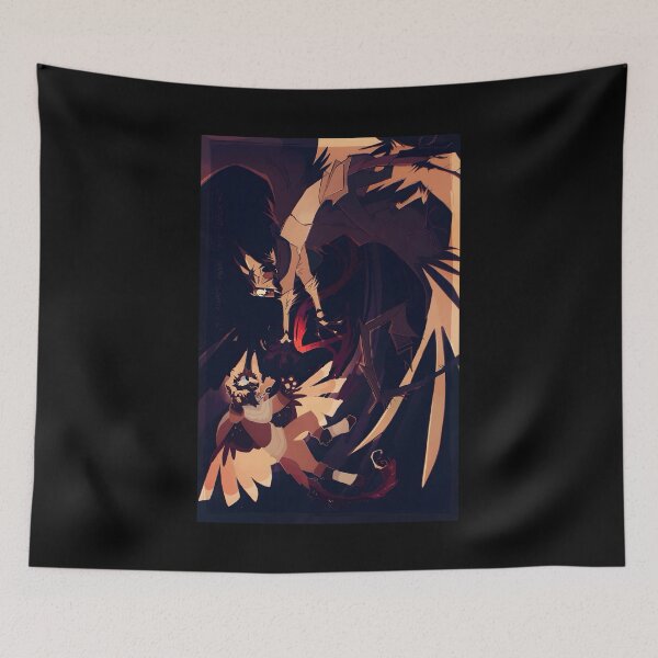 Item preview, Dark Winged Creatures in Intense Standoff Illustration designed and sold by fibiiistd.