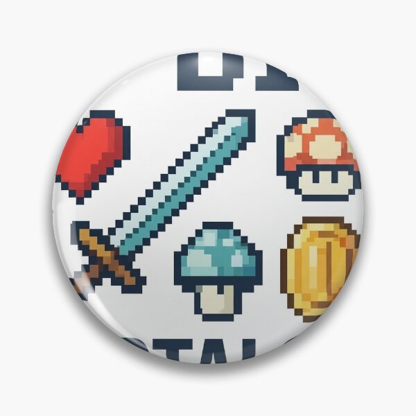 Item preview, 8-Bit Nostalgia - Retro Gaming Icons & Pixel Art Sticker designed and sold by Kushwaha18.