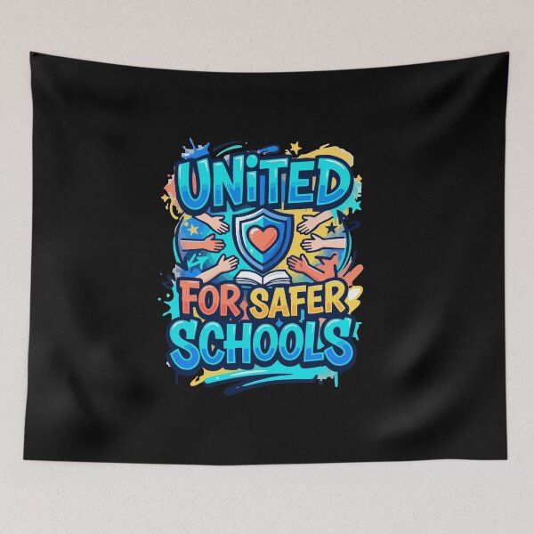 Item preview, United For Safer Schools Community Shield Design Oregon School designed and sold by AmeliaShirts.
